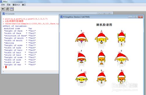 如何利用R軟件繪製臉譜圖？