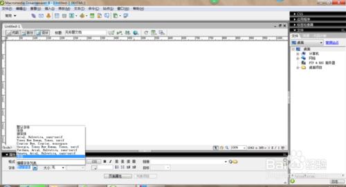如何在Dreamweaver中添加字體