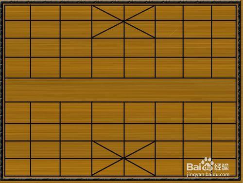 用PhotoShop在木板上繪製製作象棋棋譜