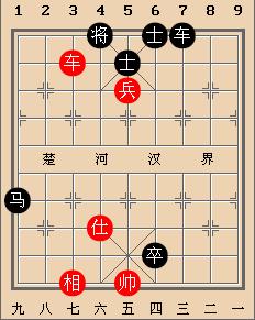 象棋實戰殘局中的車炮兵巧殺