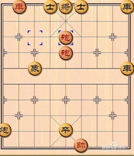 象棋殺法的練習：[19]雙炮/重炮