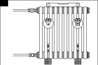 森德多柱鋼管散熱器安裝方法