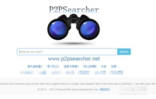 p2p searcher網頁版怎麼用 怎麼搜索