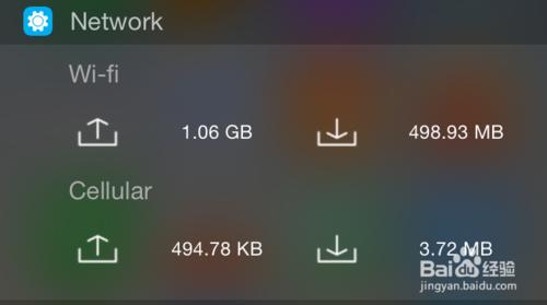 iPhone6如何在通知欄顯示已使用的流量