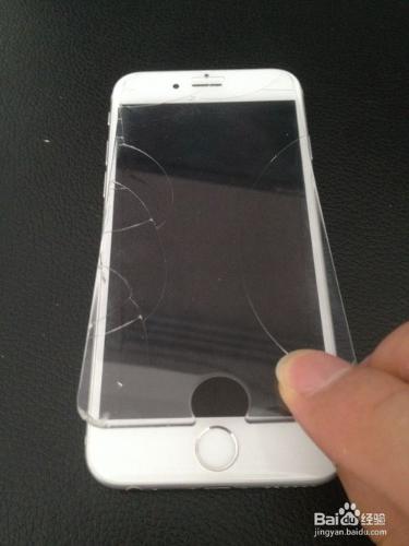 iPhone6蘋果手機怎樣貼膜鋼化膜，去掉撕掉舊膜