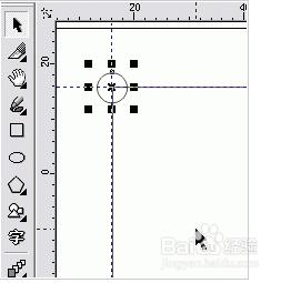 coreldrawX4製作郵票齒狀效果