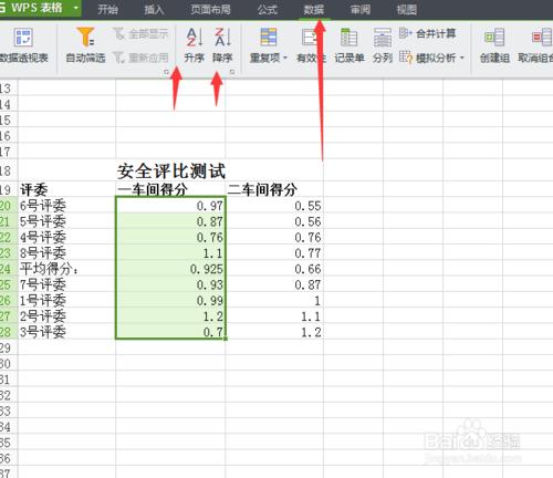 Excel的高效數據處理功能之排序數據