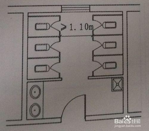 建築設計中，廁所、盥洗室、浴室的規範規定。