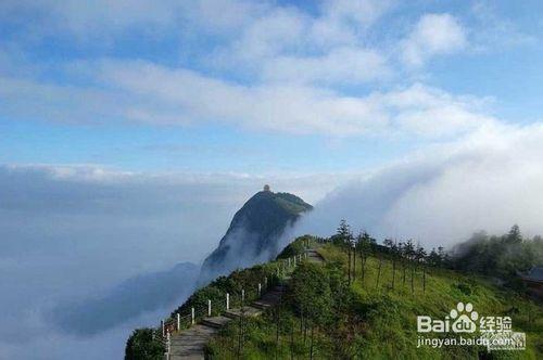 峨眉後山新線張溝穿越萬佛頂