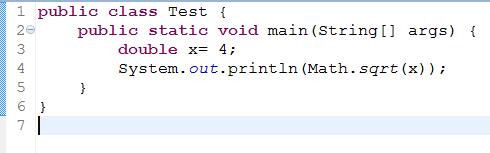 Java Math類，靜態導入