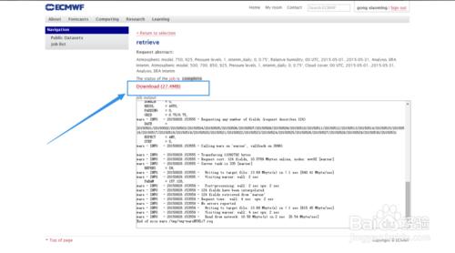 如何下載歐洲中心（ECMWF）ERA-interim數據