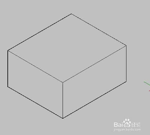 AUTOCAD中長方體的繪製技巧