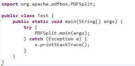 使用PDFBox怎麼拆分PDF文件
