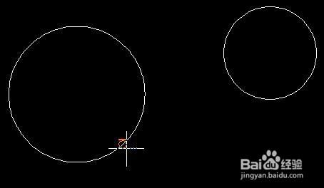 AutoCAD 畫2圓的切線