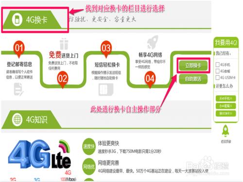 自助申請免費移動4G電話卡