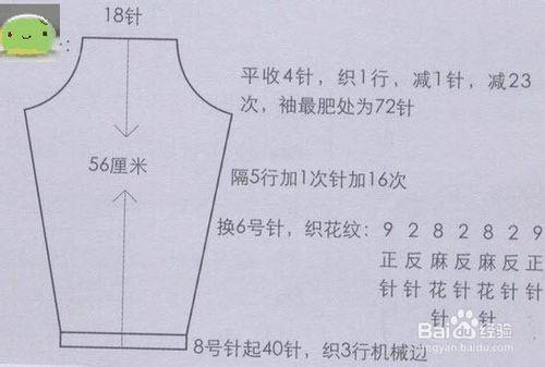 外套毛衣的編織方法