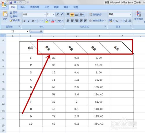 EXCEL表格如何使文字傾斜？