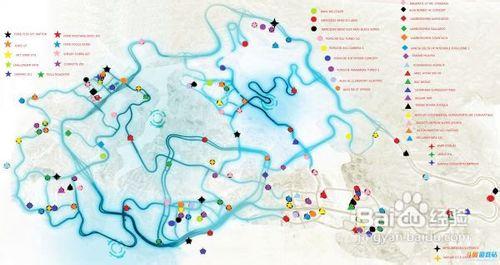 《極品飛車17》NFSMW 2012所有車詳細位置圖