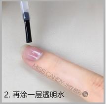 美甲教程，怎麼用甲油塗美甲花式角落？