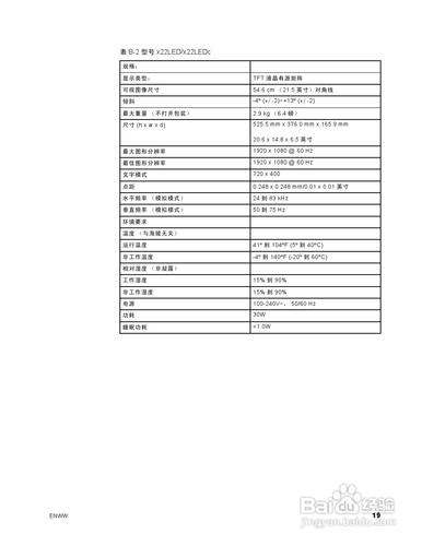 【說明書】惠普X23LED液晶示器（二）