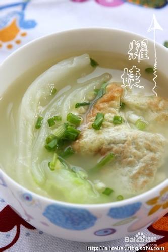 白菜雞蛋濃湯（耀婕 美食 家常 湯品）