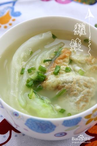 白菜雞蛋濃湯（耀婕 美食 家常 湯品）