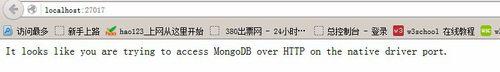 mongodb數據庫的安裝與使用