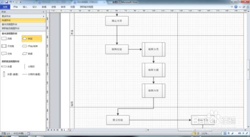 如何使用Visio：[2]繪製跨部門流程圖