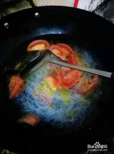 補血養顏豬肝粉絲西紅柿雞蛋湯的做法