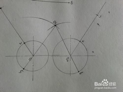 如何找已知的圓和圓的內連接弧（圓弧連接畫法）
