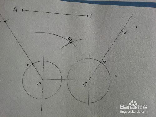 如何找已知的圓和圓的內連接弧（圓弧連接畫法）