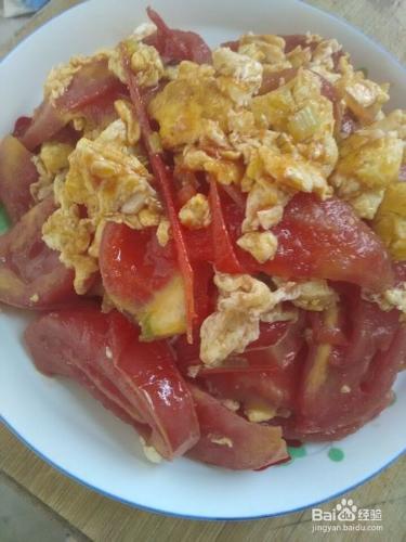 家常小菜：西紅柿炒雞蛋