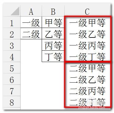 excel利用排列組合公式列出所有排列組合情況