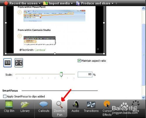 利用Camtasia Studio製作微課：[10]視頻縮放