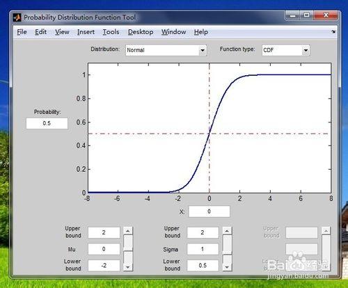 各種概率分佈的交互式觀察界面-matlab