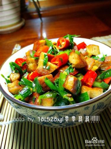 私房菜：韭菜炒豆乾