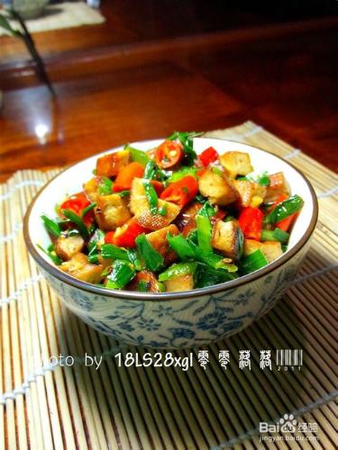 私房菜：韭菜炒豆乾