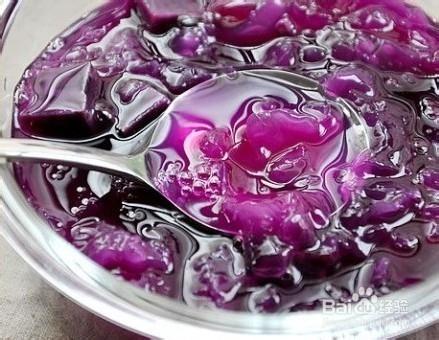 紫薯銀耳湯和香酥雞條的製作方法