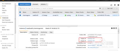 亞馬遜EC2 綁定Elastic IP（固定ip）