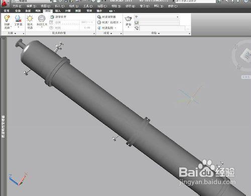 用CAD畫化工設備3D模形