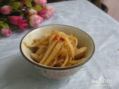 夏季開胃涼菜——醃薑絲