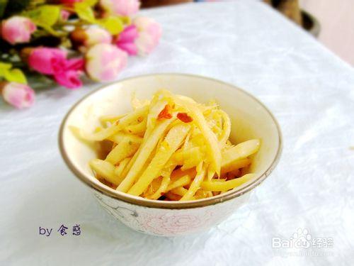 夏季開胃涼菜——醃薑絲