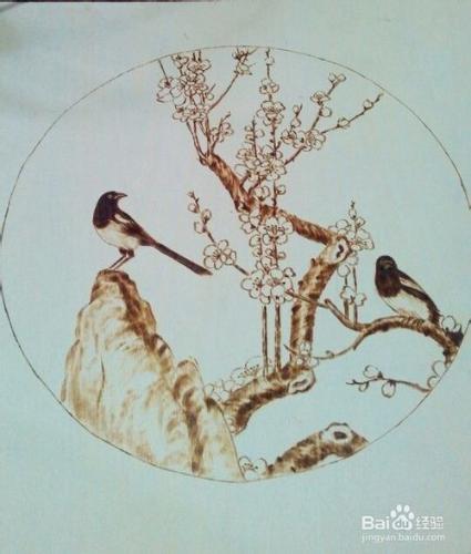 中國民間傳統畫——“烙畫”的繪製方法