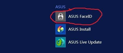 華碩win8.1取消開機人臉識別