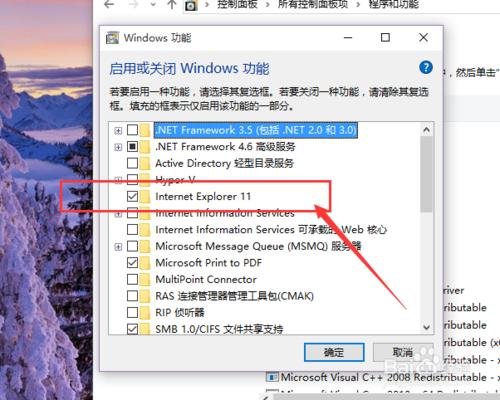 Win10如何卸載IE瀏覽器