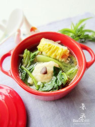 護眼養肝湯——菠菜丸子湯