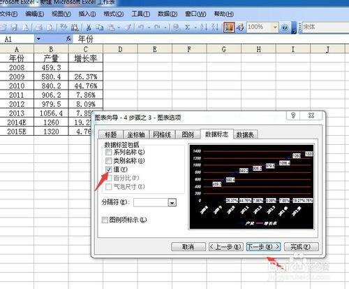 如何利用Execl2003製作圖表：[3]彩色折線圖