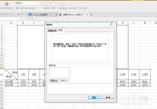 excel把不同年份的兩組數據在一條折線圖上體現