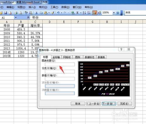 如何利用Execl2003製作圖表：[3]彩色折線圖