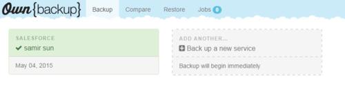 ownbackup對salesforce信息備份